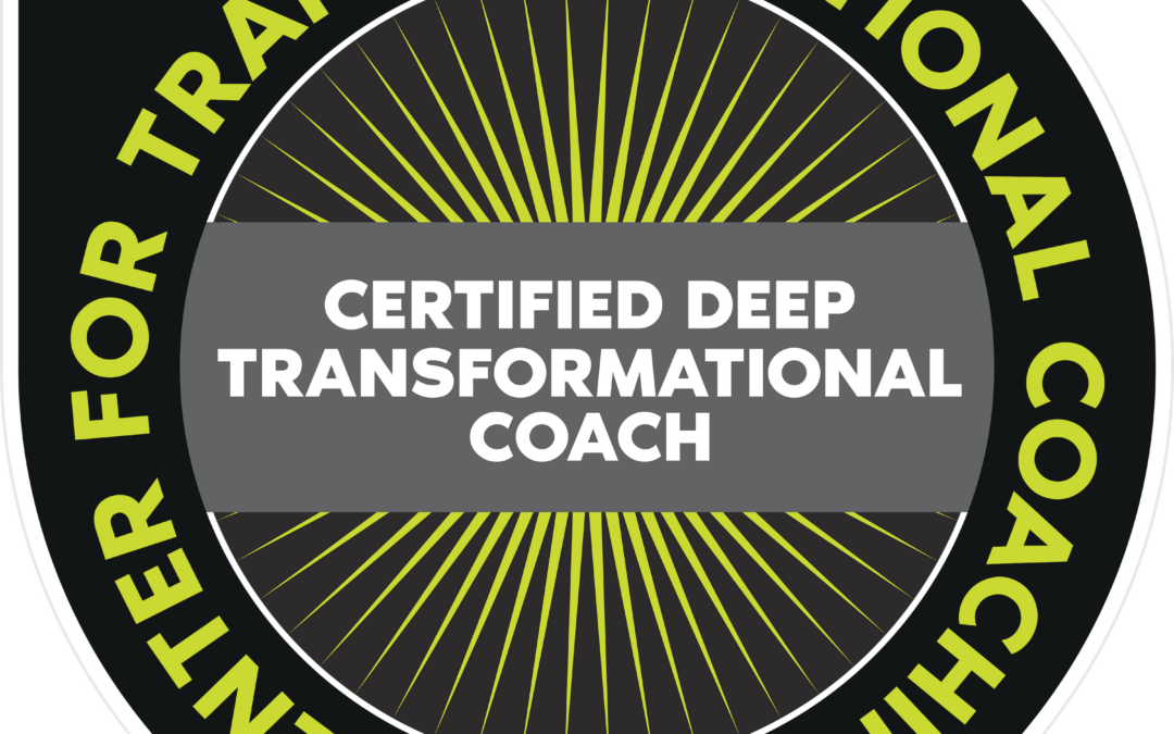 Announcement: Certified Deep Transformational Coach