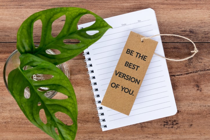 be the best version of you message